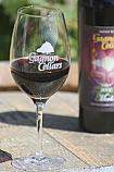 Gagnon Cellars - Logo Wine Glass